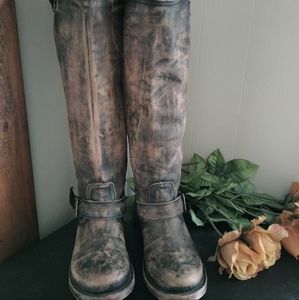 Freebird by Steven Vintage Tan Moto Boots